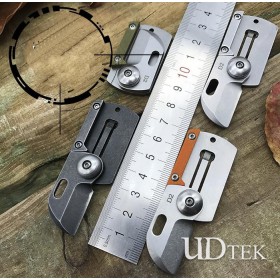 D2 quality brand coin outdoor G10 pocket gift no logo folding knife 59HRC UD19017